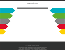 Tablet Screenshot of myworkdy.com